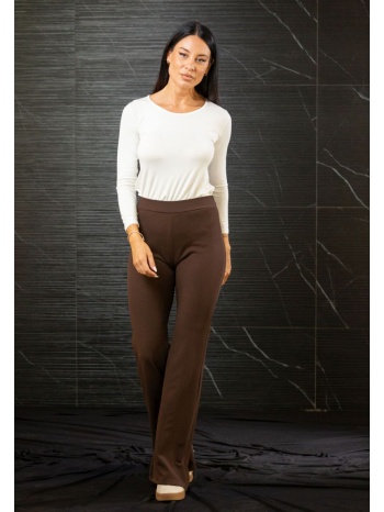 παντελονι καμπανα καφέ σε προσφορά