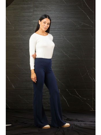 παντελονι καμπανα μπλε σε προσφορά