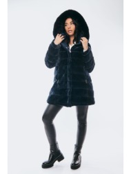 γουνινο μπουφαν μπλε