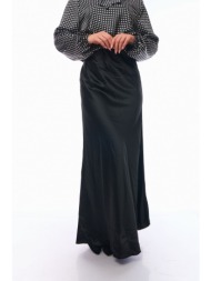 φουστα σατεν μαύρο