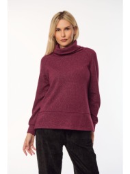 μπλουζα lurex ζιβαγκο μπορντό