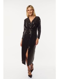 φορεμα maxi παγιετα μαύρο