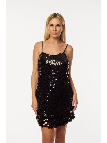φορεμα κοντο με παγιετα μαύρο σε προσφορά