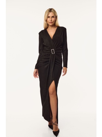 φορεμα maxi με στρας μαυρο μαύρο σε προσφορά