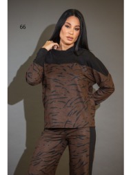 μπλουζα διχρωμη με ...