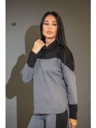 μπλουζα διχρωμη με ...