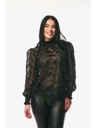 μπλουζα διαφανεια μαύρο