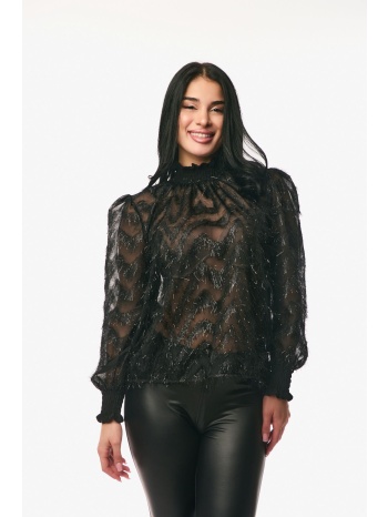 μπλουζα διαφανεια μαύρο σε προσφορά