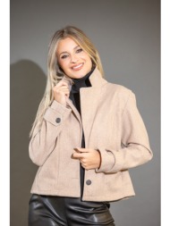 σακακι με τσεπες και κουμπι μαύρο