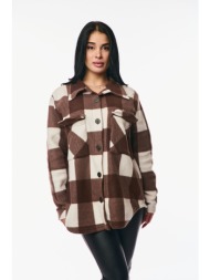 πουκαμισο καρο με τσεπες ταμπά