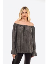 μπλουζα lurex με λαστιχο ...