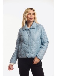 μπουφαν κοντο με κουκουλα σιέλ