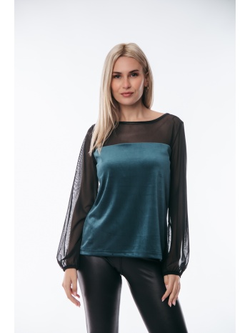 μπλουζα διαφανεια μοβ σε προσφορά