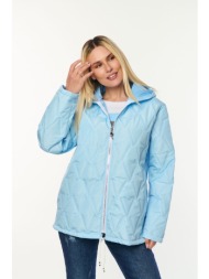 μπουφαν καπιτονε με κουκουλα σιέλ