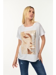 μπλουζα με με τυπωμα ...