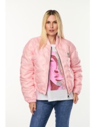 jacket καπιτονε ροζ ροζ