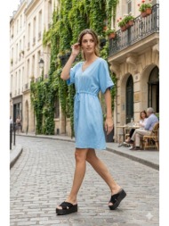 φορεμα με βε και κορδονι ...