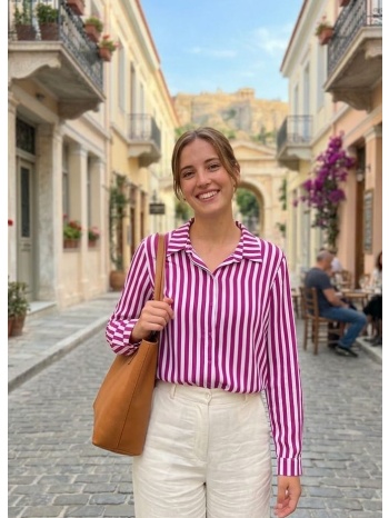 πουκαμισο ριγε ροζ σε προσφορά