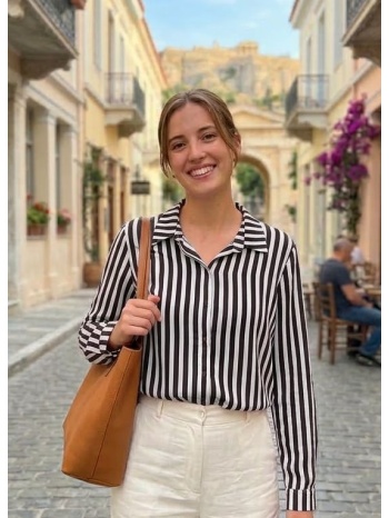 πουκαμισο ριγε μαυρο μαύρο σε προσφορά