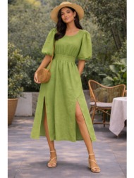 φορεμα midi με μπαλον ...