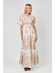 φορεμα maxi με κεντημα ...