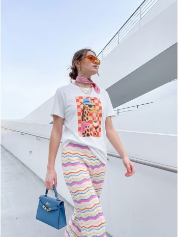 μπλουζα με τυπωμα άσπρο σε προσφορά