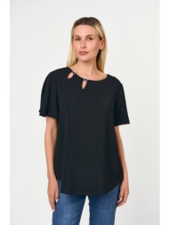 μπλουζα κοντομανικη μαύρο