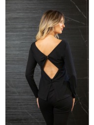 μπλουζα με κρικους στην πλατη πράσινο