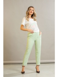 παντελονι με λαστιχο στην μεση μέντα