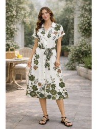 φορεμα μαξι floral με ...