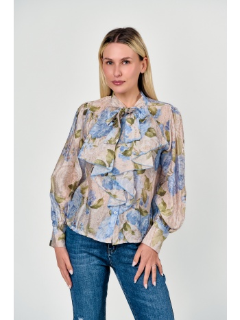 πουκαμισο φλοραλ σιέλ