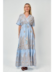 φορεμα maxi με κεντημα ...