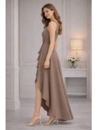 ασύμμετρο maxi φόρεμα με ...