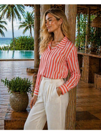γυναικείο ριγέ πουκάμισο μακρυμάνικο – elegant & casual σε προσφορά