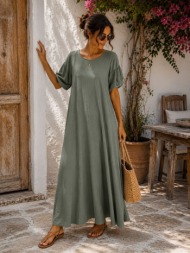 maxi oversized φόρεμα με ...