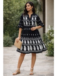 boho φόρεμα με κέντημα ...
