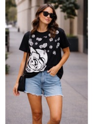 t-shirt με floral print ...