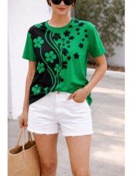 t-shirt με floral print ...