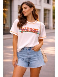 t-shirt με στάμπα mama ...