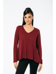 μπλουζα με βε μπορντό