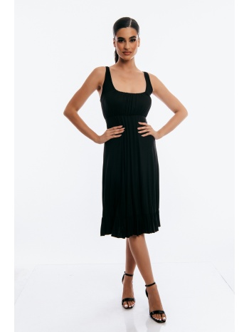 φορεμα μιντι ελαστικο μαύρο σε προσφορά