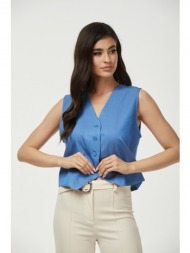 γιλεκο τζιν μπλε