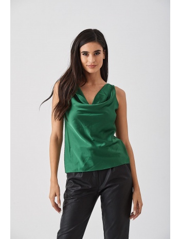 μπλουζα σατεν πράσινο σε προσφορά