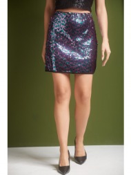 φουστα παγιετα ροζ