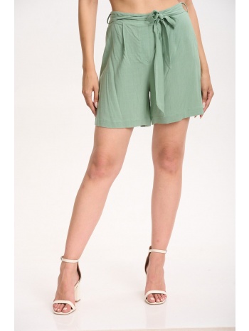 σορτς με ζωνη φυστικί σε προσφορά