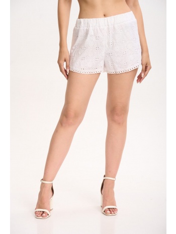 σορτς με κεντημα άσπρο σε προσφορά