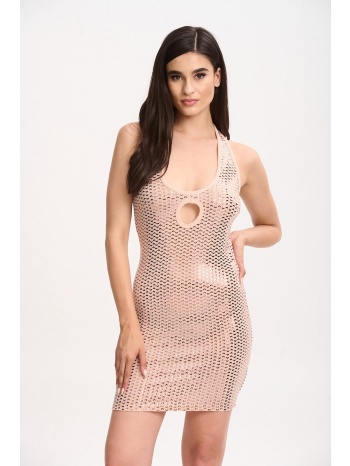 φορεμα κοντο με παγιετα ροζ σε προσφορά