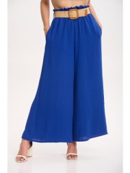 παντελονι με ζωνη μπλε ρουά