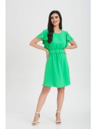 φορεμα με ζωνη πρασινο πράσινο