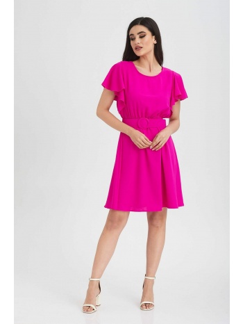 φορεμα με ζωνη φουξ φούξια σε προσφορά